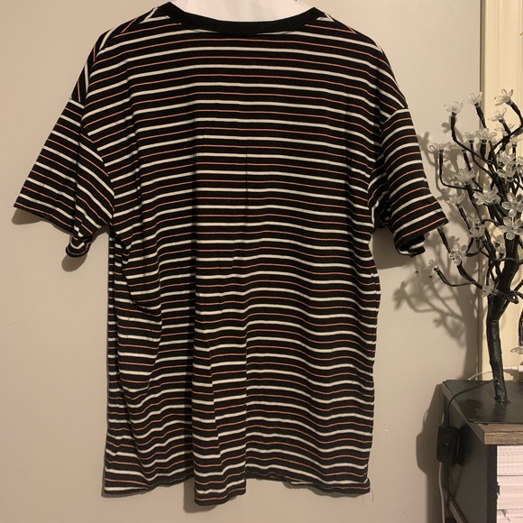 Horizontal striped oversized tee. - Picture 3 of 3